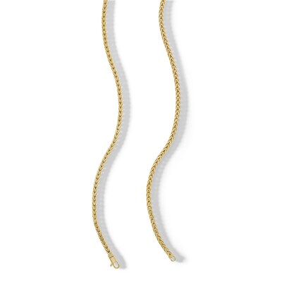 10K Semi-Solid Gold Foxtail Chain - 20"