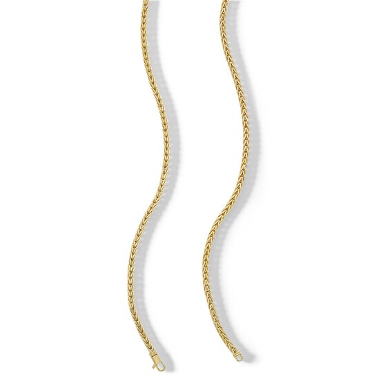 10K Semi-Solid Gold Foxtail Chain - 20"