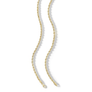 10K Semi-Solid Gold Rope Chain