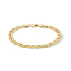 Thumbnail Image 1 of 10K Semi-Sold Gold Rambo Chain Bracelet
