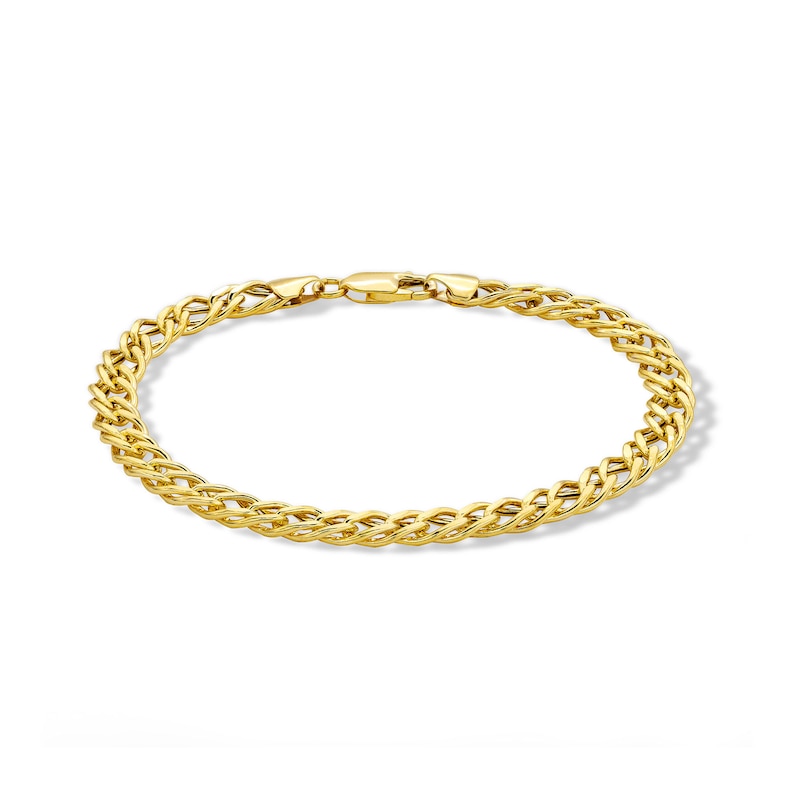 10K Semi-Sold Gold Rambo Chain Bracelet