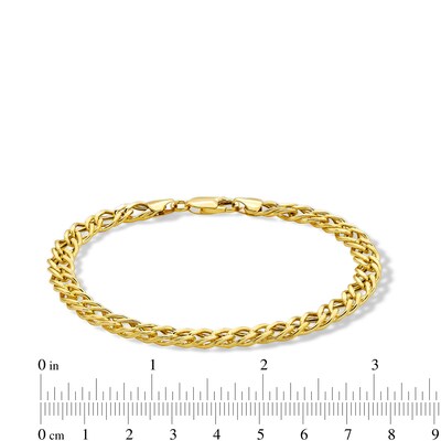 10K Semi-Sold Gold Rambo Chain Bracelet
