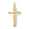Thumbnail Image 0 of 14K Hollow Gold Large Crucifix Charm