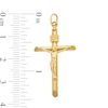 Thumbnail Image 3 of 14K Hollow Gold Large Crucifix Charm