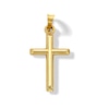 Thumbnail Image 0 of 14K Hollow Gold Dainty Reversible Cross Charm