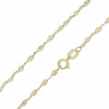 Thumbnail Image 1 of 14K Solid Gold Hammered Forzentina Chain - 18"