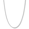 Thumbnail Image 0 of 10K Hollow White Gold Rope Chain - 22"