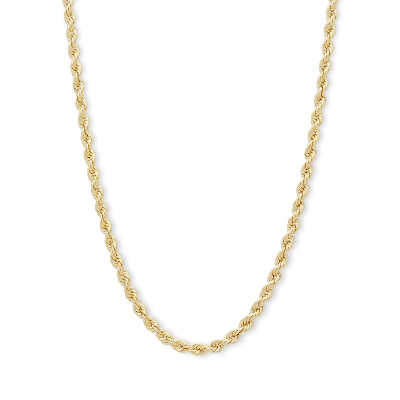 Main Image 1 of 14K Hollow Gold Rope Chain - 20"