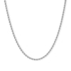 Thumbnail Image 1 of 10K Hollow White Gold Rope Chain - 20"