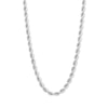 Thumbnail Image 1 of 10K Hollow White Gold Rope Chain - 20"