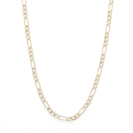 14K Hollow Gold Figaro Chain - 20&quot;