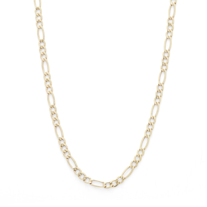 14K Hollow Gold Figaro Chain - 20"