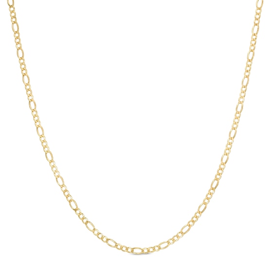 14K Hollow Gold Figaro Chain - 20"