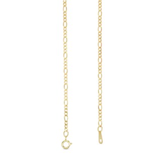 14K Hollow Gold Figaro Chain - 20"