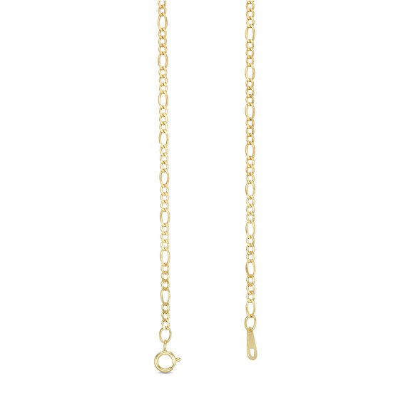 14K Hollow Gold Figaro Chain - 20"