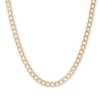 Thumbnail Image 0 of 14K Hollow Gold Beveled Curb Chain - 20"