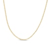 Thumbnail Image 1 of 14K Hollow Gold Diamond-Cut Valentino Chain - 22"