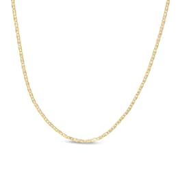 14K Hollow Gold Diamond-Cut Valentino Chain - 22&quot;