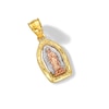 Thumbnail Image 3 of 14K Solid Gold Our Lady of Guadalupe Tri-Color Charm