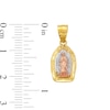 Thumbnail Image 4 of 14K Solid Gold Our Lady of Guadalupe Tri-Color Charm