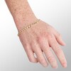 Thumbnail Image 3 of 14K Hollow Gold Curb Chain Bracelet - 8.5"