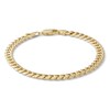 Thumbnail Image 0 of 14K Semi-Solid Gold Cuban Chain Bracelet - 7.5"