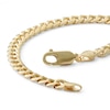 Thumbnail Image 1 of 14K Semi-Solid Gold Cuban Chain Bracelet - 7.5"