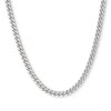 Thumbnail Image 0 of 10K Hollow White Gold Curb Chain - 24"