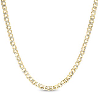 10K Solid Gold Curb Chain - 22