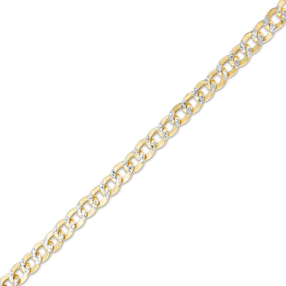 14K Hollow Gold Curb Chain - 18"