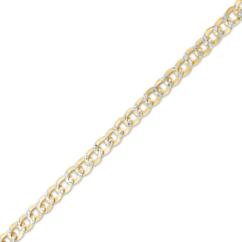 Main Image 2 of 14K Hollow Gold Curb Chain - 18&quot;
