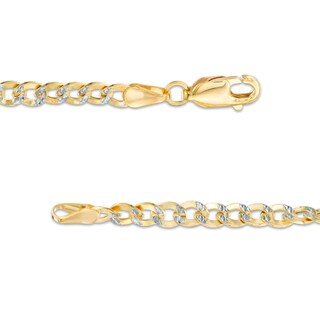 14K Hollow Gold Curb Chain - 18"