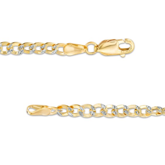 14K Hollow Gold Curb Chain - 18"