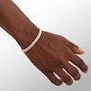 Thumbnail Image 4 of 14K Semi-Solid Gold Cuban Curb Chain Bracelet - 8.5"