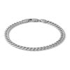 Thumbnail Image 0 of 10K Semi-Solid White Gold Miami Curb Chain Bracelet - 7"