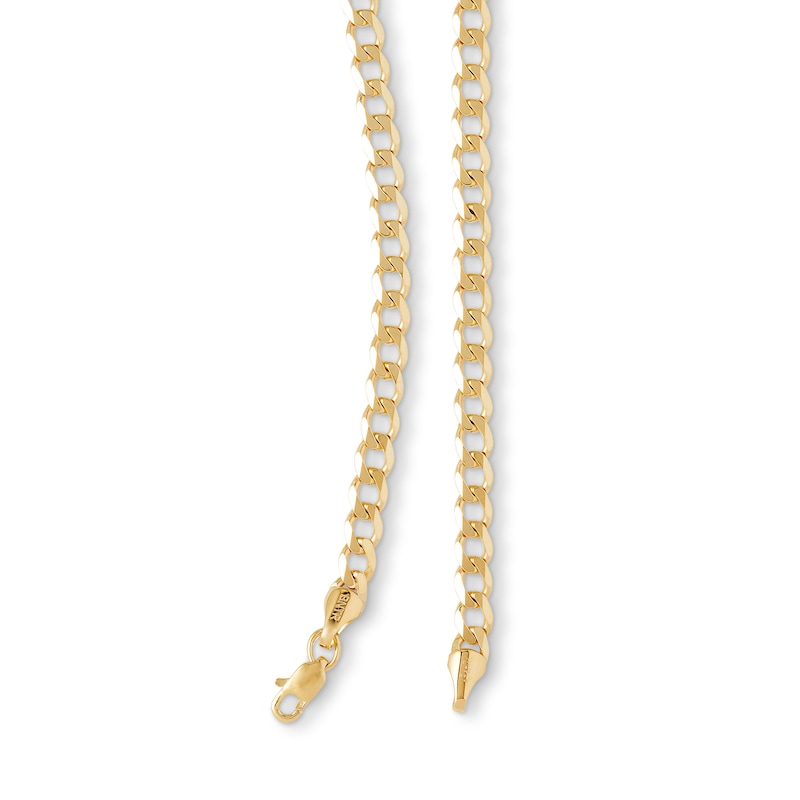 Main Image 2 of 14K Solid Gold Curb Chain - 22"