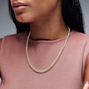 Thumbnail Image 1 of 14K Semi-Solid Gold Cuban Chain - 22"