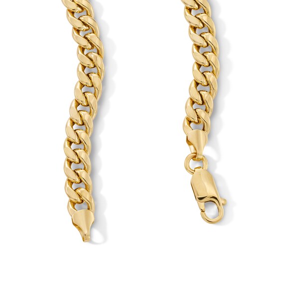 14K Semi-Solid Gold Cuban Chain - 22"