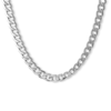 Thumbnail Image 1 of 10K Hollow White Gold Curb Chain - 24"