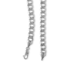 Thumbnail Image 2 of 10K Hollow White Gold Curb Chain - 24"