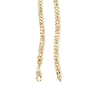 14K Semi-Solid Gold Cuban Chain - 24"