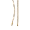 Thumbnail Image 1 of 14K Semi-Solid Gold Diamond-Cut Curb Two-Tone Chain - 16"