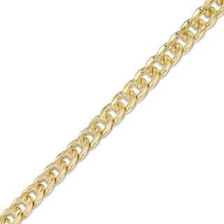 14K Semi-Solid Gold Miami Curb Chain