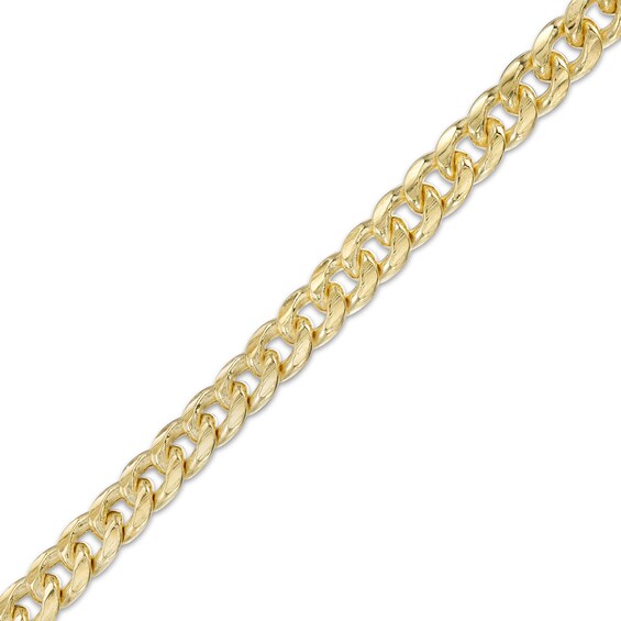 14K Semi-Solid Gold Miami Curb Chain