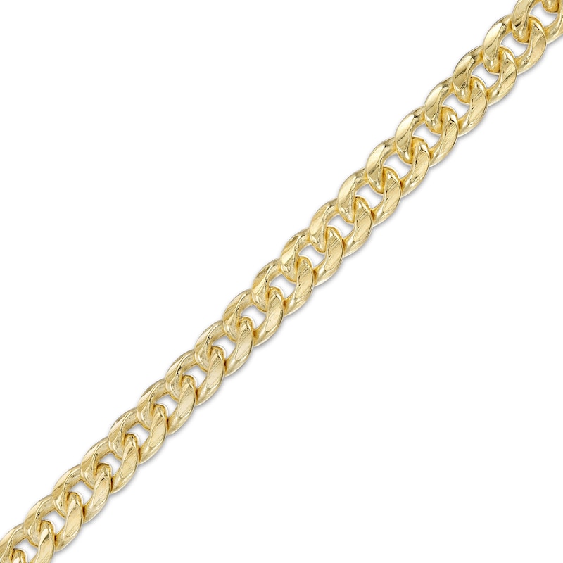 14K Semi-Solid Gold Miami Curb Chain - 20"