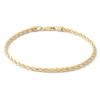 Thumbnail Image 0 of 14K Hollow Gold Rope Chain Bracelet - 7"