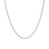 Thumbnail Image 0 of 10K Hollow White Gold Valentino Chain - 20"