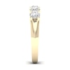 Thumbnail Image 3 of ​​​​​​​​​​​​​​10K Solid Gold 1 CT. T.W. Lab-Created Diamond Five Stone Ring