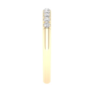 10K Solid Gold 1/ CT. T.W. Lab-Grown Diamond Anniversary Band