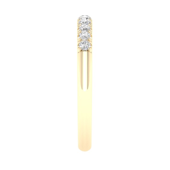 10K Solid Gold 1/ CT. T.W. Lab-Grown Diamond Anniversary Band